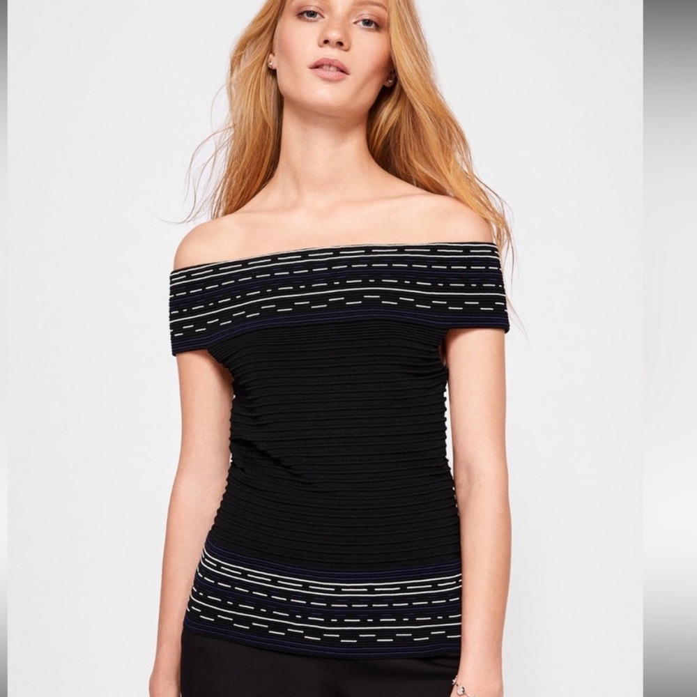 Ted Baker Diraz Bardot top like new